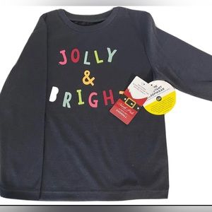 kids long sleeve Sleepwear Unisex Shirt, Size XXS 4/5